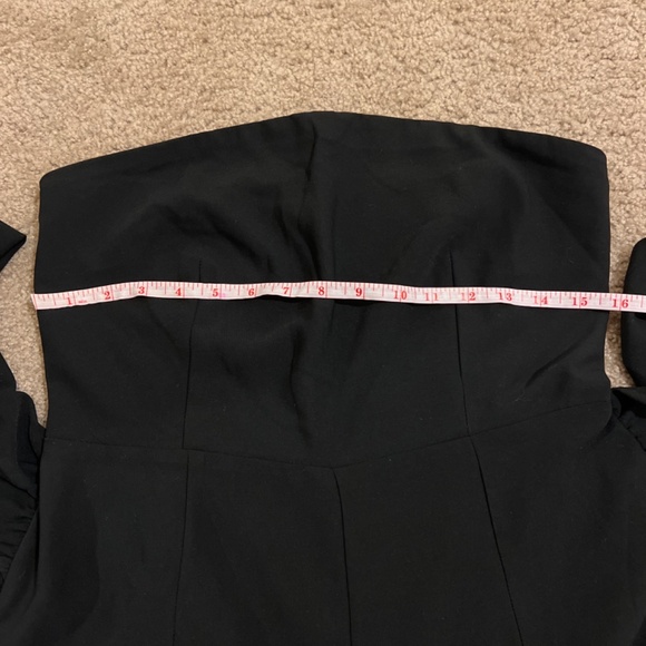 Superdown Jordan Tie Waist Jumpsuit in Black - Picture 7 of 7